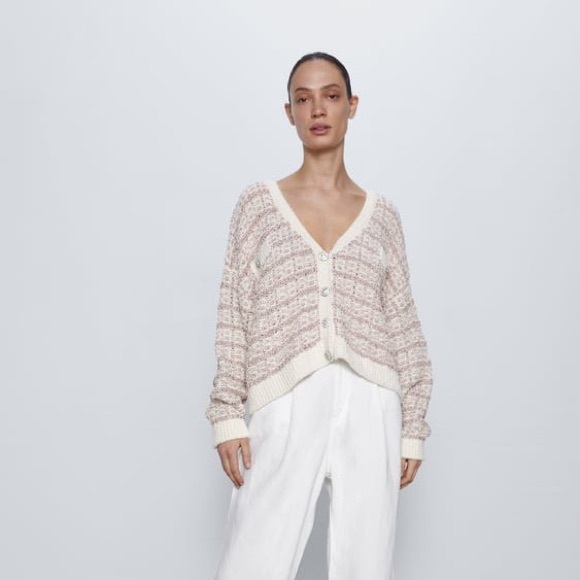 Zara Sweaters - Zara JEWEL BUTTON JACKET NWT